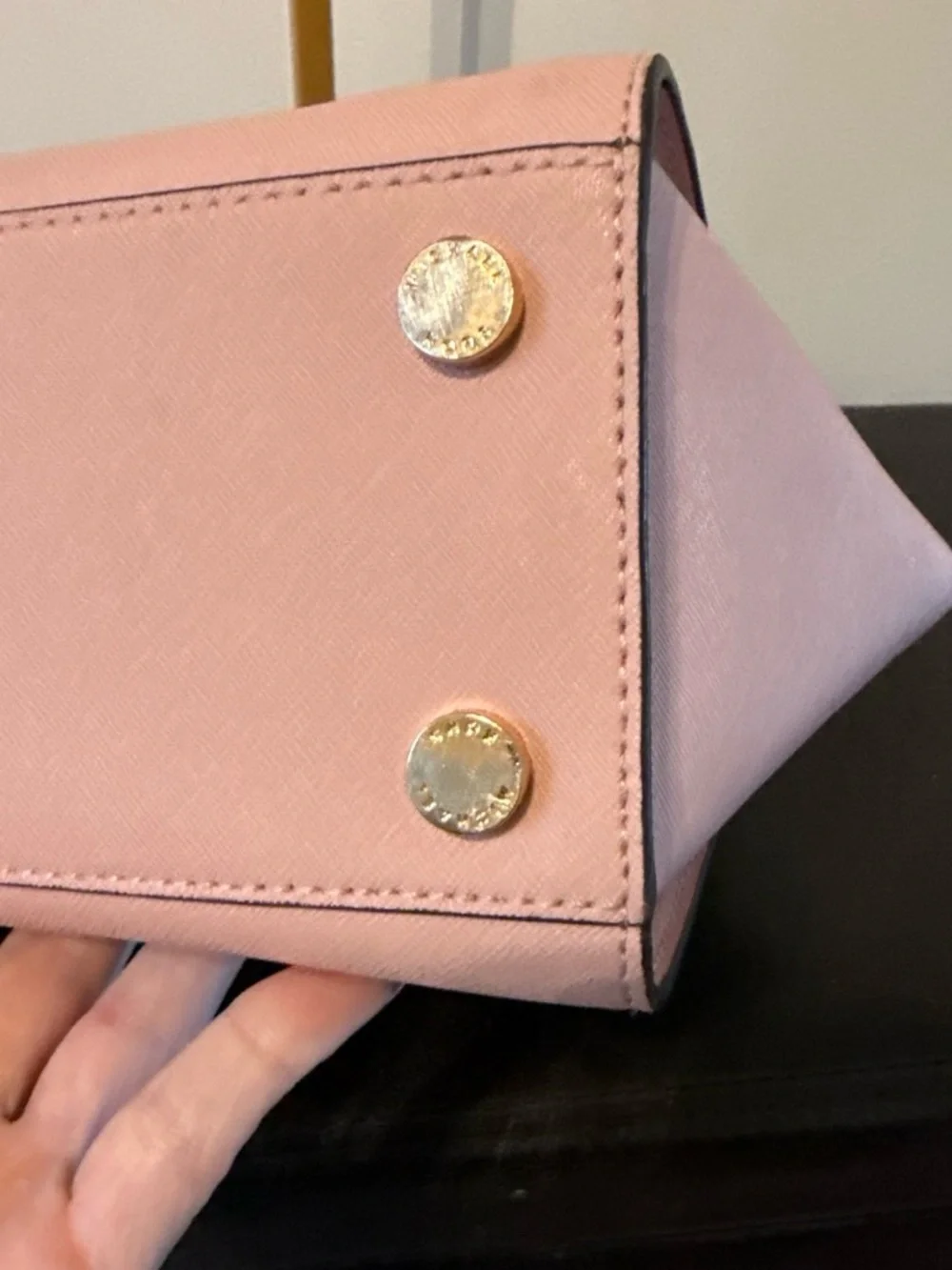 Michael Kors Blush Pink Saffiano Leather Satchel